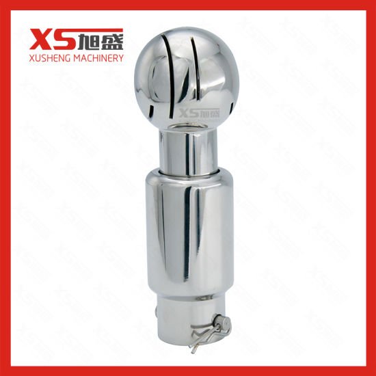 Acero inoxidable Ss304 Ss316L CIP Bola giratoria de limpieza por pulverización