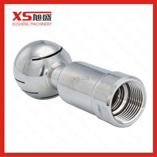 Cabezal rociador rotativo doble Tri-Clover de acero inoxidable SUS304