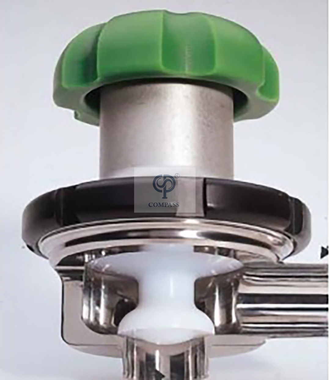 Válvulas de diafragma inferior de descarga aséptica de acero inoxidable SS316L 