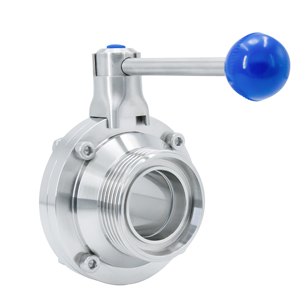 Válvula de bola tipo mariposa de acero inoxidable ISO9001 Industrial 1/4 '~ 4 ' para farmacia y bebidas de cerveza