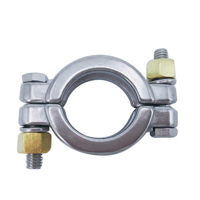 Conjunto de férula sanitaria de doble clavija Tri Clamp Férula
