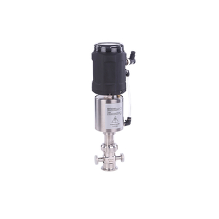 Válvula de control de flujo micro higiénica de acero inoxidable 